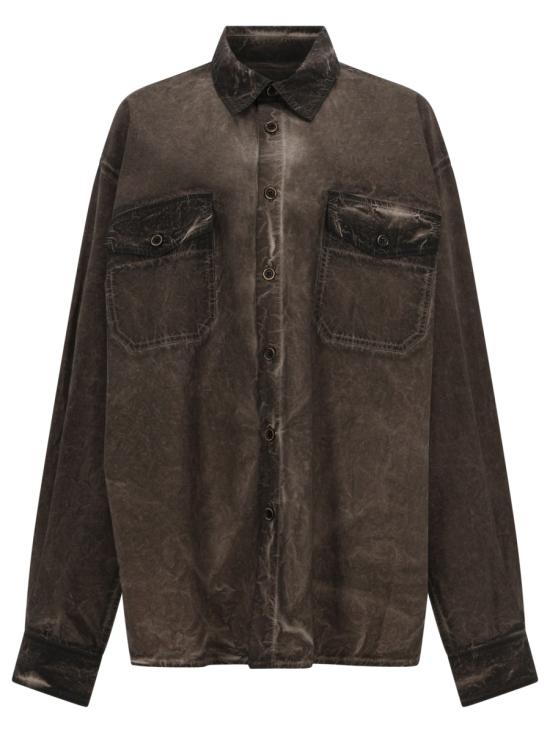 26SS 우마 왕 긴팔 셔츠 UM1517 UW860 BROWN