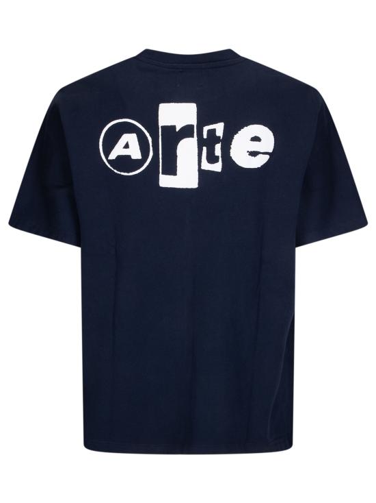 26SS 아르떼 앤트워프 반팔 티셔츠 100T 450 Navy - ARTE ANTWERP