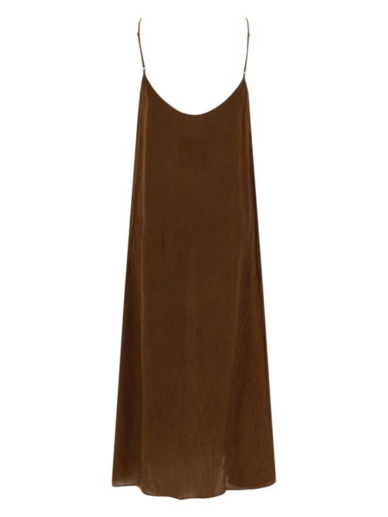 26SS 우마 왕 미디 원피스 UP5016 UW240 BROWN - UMA WANG