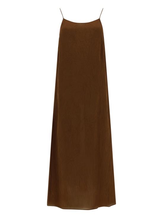 26SS 우마 왕 미디 원피스 UP5016 UW240 BROWN