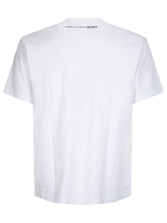 26SS 꼼데가르송 반팔 티셔츠 FQT003S26 3 WHITE - COMME DES GARCONS