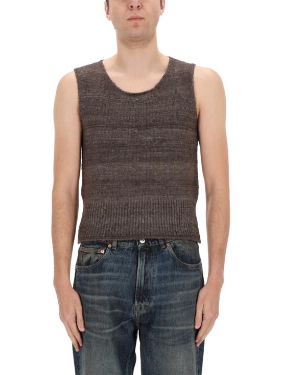 26SS 아워레가시 민소매 티셔츠 M2263PWE WATHEREDEARTHHANDSPUNSILK BROWN - OUR LEGACY