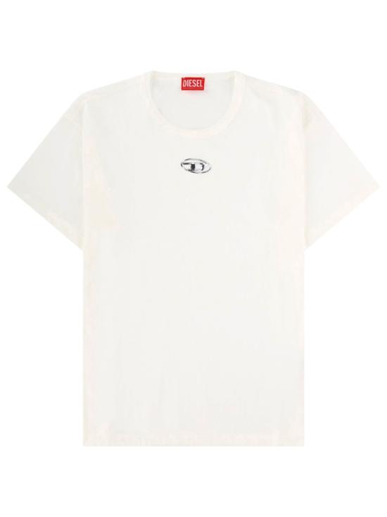 26SS 디젤 T-Norm Iod 반팔 티셔츠 A20297 0JMBB141 WHITE