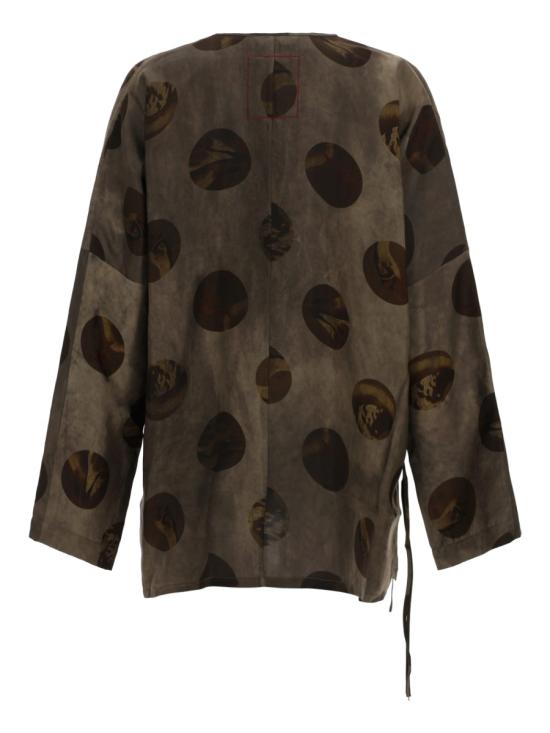 26SS 우마 왕 블라우스 UP1012 UW086 BROWN - UMA WANG