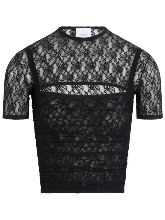 26SS 파투 반팔 티셔츠 JE242 9965999B BLACK