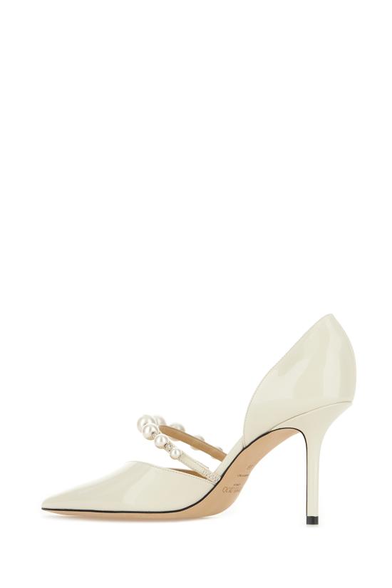 26SS 지미추 드레스 슈즈 AURELIE85XKM LATTEWHITE - JIMMY CHOO