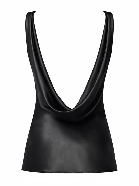 26SS 니나리찌 민소매 티셔츠 26PCTO011SE1415 U9000 BLACK - NINA RICCI