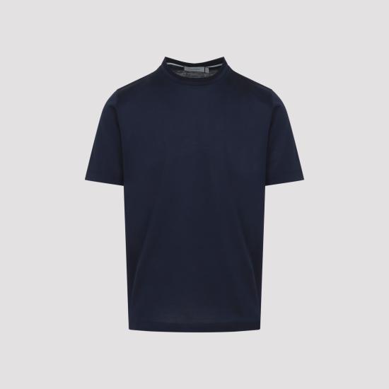 26SS 카날리 반팔 티셔츠 T0922 MJ00002 300 NAVY BLUE - CANALI