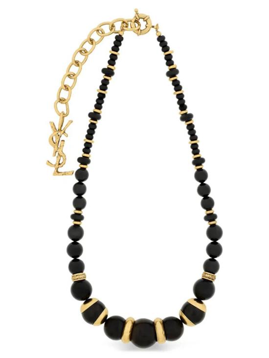 26SS 생로랑 목걸이/팬던트 834733 Y15BR 2073 MARRON NOIR OR