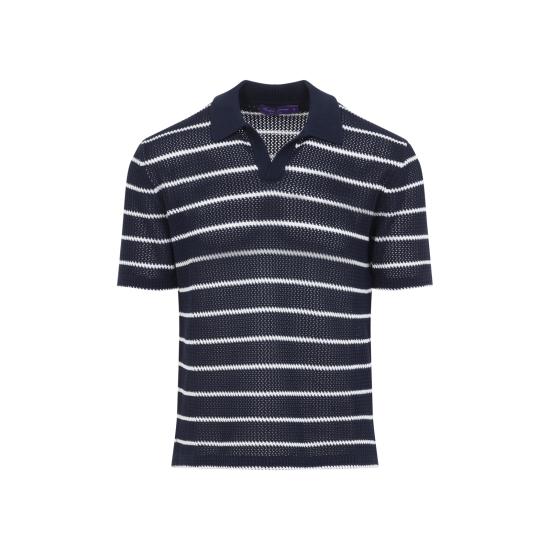26SS 랄프로렌 퍼플라벨 폴로 티셔츠 790P10975001 CLASSIC CHAIRMAN NAVY - RALPH LAUREN PURPLE LABEL
