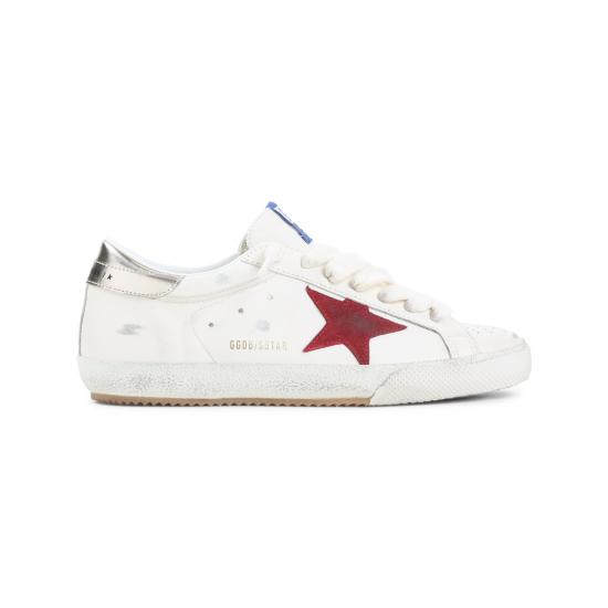 26SS 골든구스 스니커즈 GMF01003 F008137 12378 WHITE RED PLATINUM - GOLDEN GOOSE