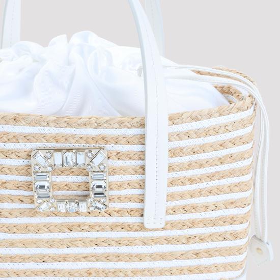 26SS 로저비비에 토트백 RBWAOKA4200V700J03 BIANCO CIRE - ROGER VIVIER