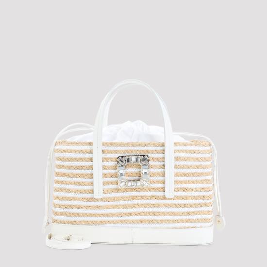 26SS 로저비비에 토트백 RBWAOKA4200V700J03 BIANCO CIRE