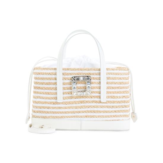 26SS 로저비비에 토트백 RBWAOKA4200V700J03 BIANCO CIRE - ROGER VIVIER
