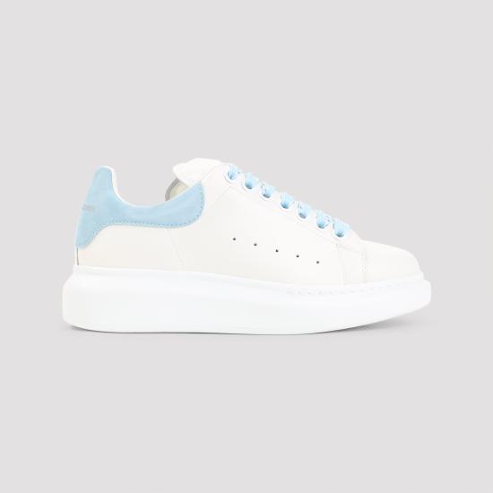 26SS 알렉산더 맥퀸 오버사이즈드 스니커즈 553770 WIAIH 9412 WHITE POWDER BLUE - ALEXANDER MCQUEEN