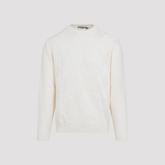 26SS 카날리 스웨터 C1191 MK02471 3 WHITE - CANALI