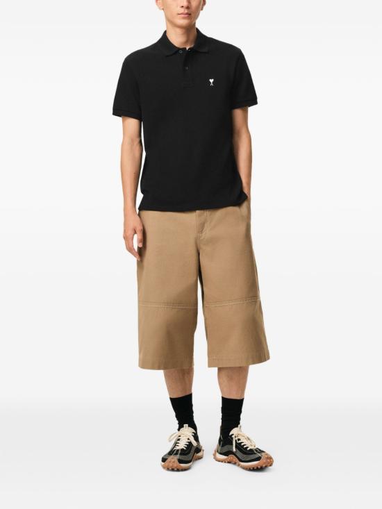 26SS 아미 폴로 티셔츠 HPL411 760045 Black - AMI