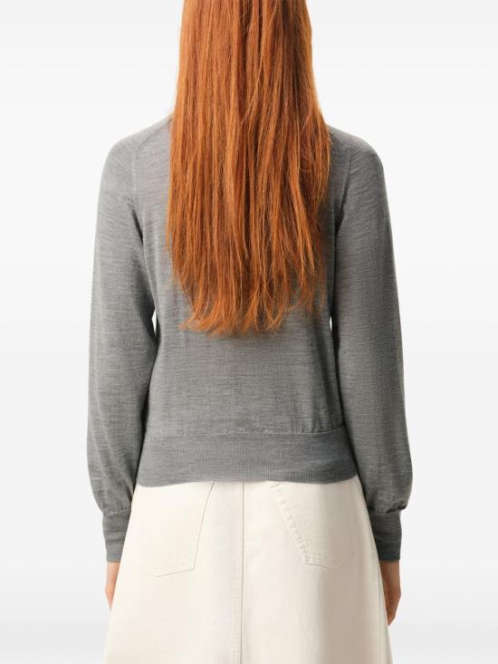 26SS 아미 가디건 FKC386 KN00390504 Grey - AMI