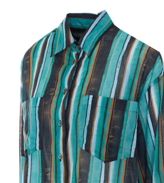 26SS 핑코 셔츠 106990 A3CHSD3 Blue - PINKO