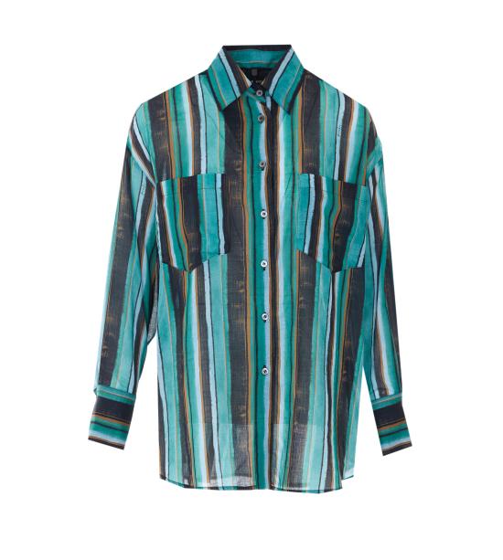 26SS 핑코 셔츠 106990 A3CHSD3 Blue