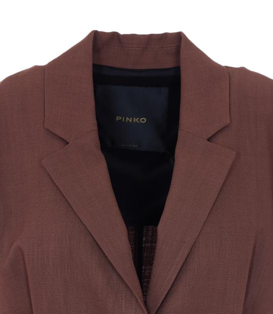 26SS 핑코 수트 자켓 106509 A2W6L78 Brown - PINKO