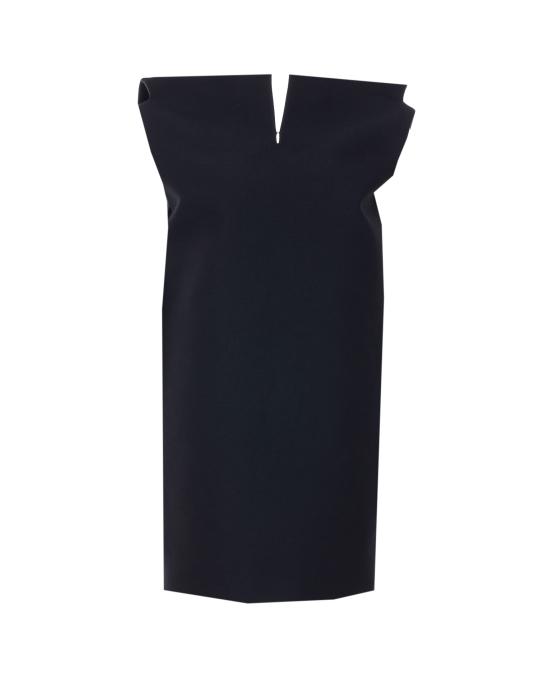 26SS 발렌시아가 미디 원피스 872522 TUQ031000 Black