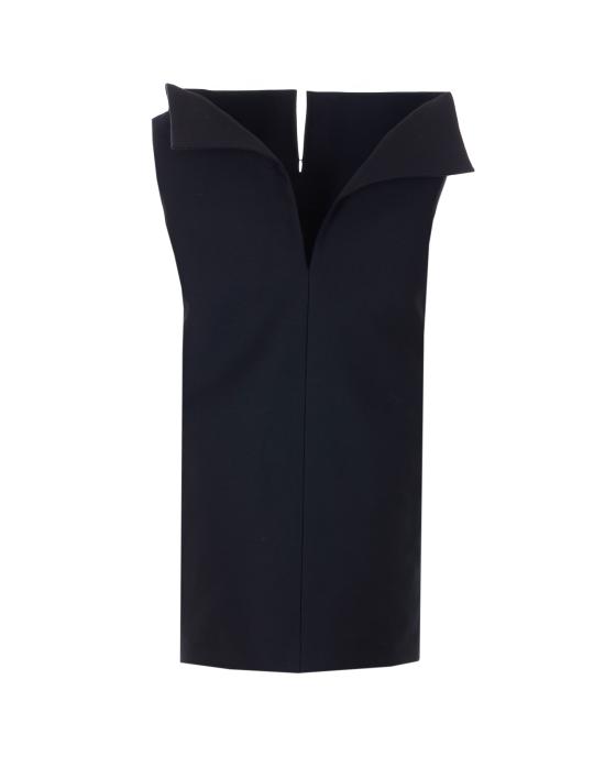 26SS 발렌시아가 미디 원피스 872522 TUQ031000 Black - BALENCIAGA