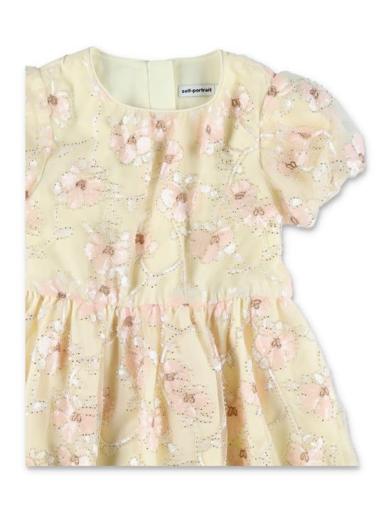 26SS [키즈] 셀프 포트레이트 원피스 RS26 726M C Bianco - SELF PORTRAIT