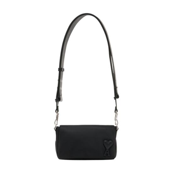 26FW 아미 톤온톤 하트 로고 나일론 마르셀 런치 박스 백 ULL710 AW0001 001 black
