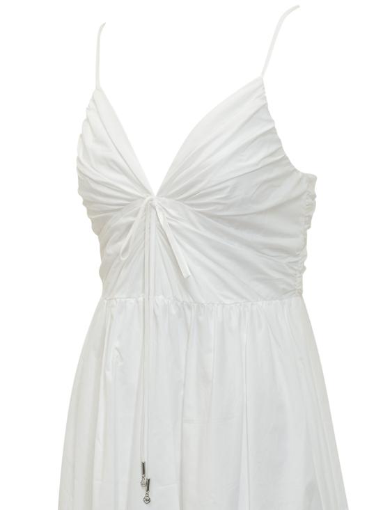 26SS 마이클 코어스 롱 원피스 MS683DHKLZ 100 WHITE - MICHAEL KORS