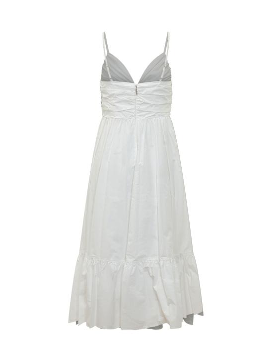 26SS 마이클 코어스 롱 원피스 MS683DHKLZ 100 WHITE - MICHAEL KORS