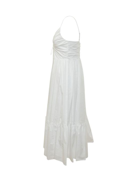 26SS 마이클 코어스 롱 원피스 MS683DHKLZ 100 WHITE - MICHAEL KORS