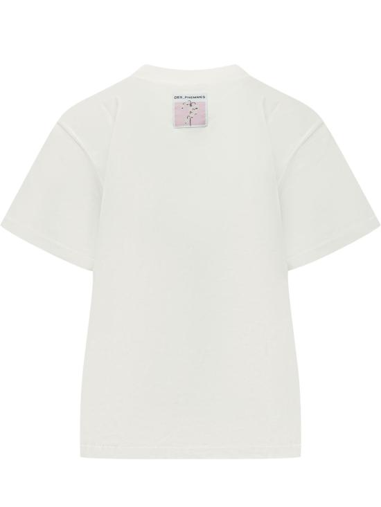 26SS 데 펨메스 반팔 티셔츠 D102JD D0101 OFF WHITE - DES PHEMMES