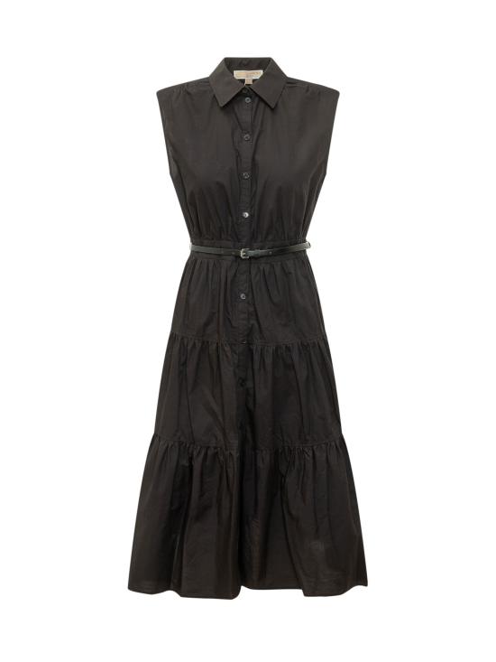 26SS 마이클 코어스 롱 원피스 MS683I5KLZ 001 BLACK