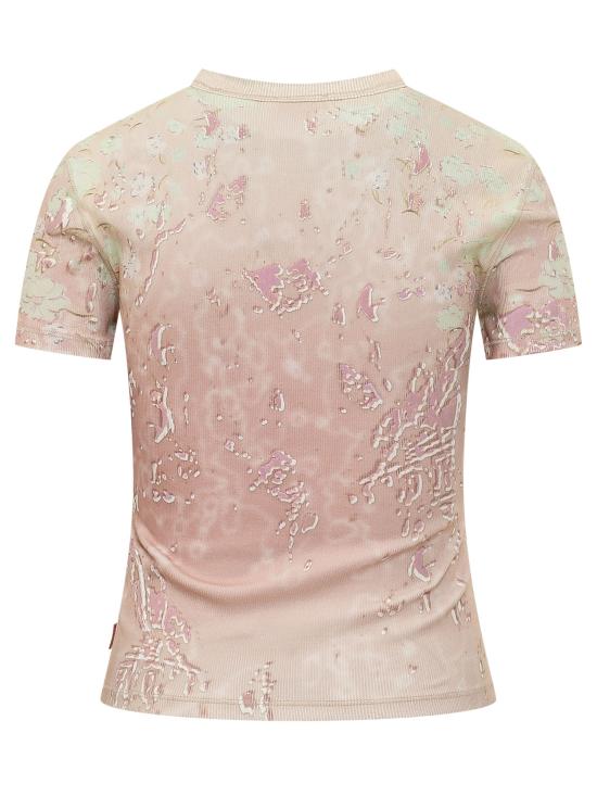 26SS 디젤 T-브릴 애니멀리어-프린트 탑 A235380BKCK 34VA MULTICOLOR - DIESEL