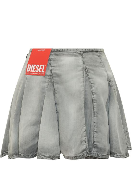 26SS 디젤 데님 스커트 A23863068WG 02 GRIGIO CHIARO - DIESEL