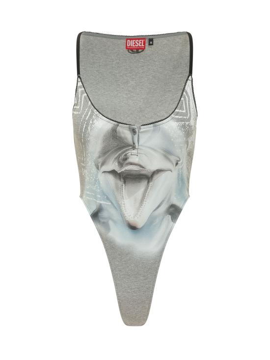 26SS 디젤 반팔 티셔츠 A210330QHHA 9CB ARGENTO