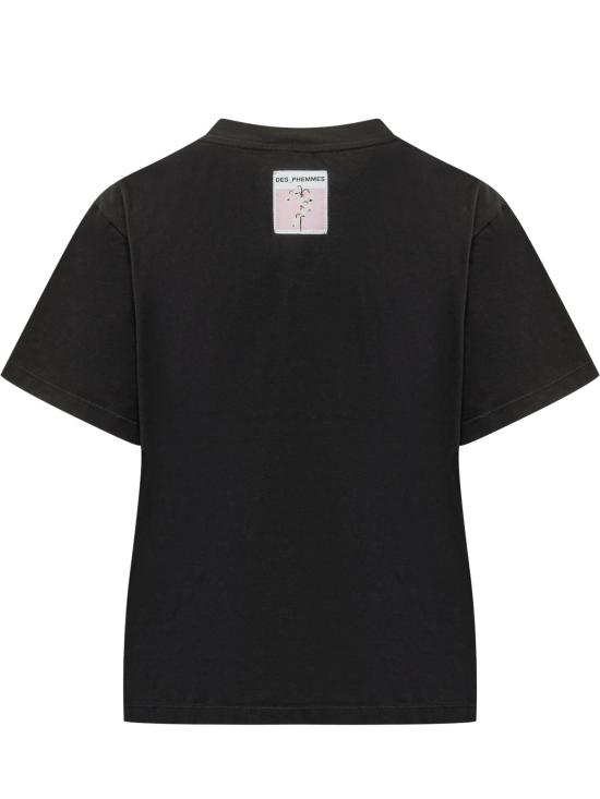 26SS 데 펨메스 반팔 티셔츠 D102JH D0900 BLACK - DES PHEMMES