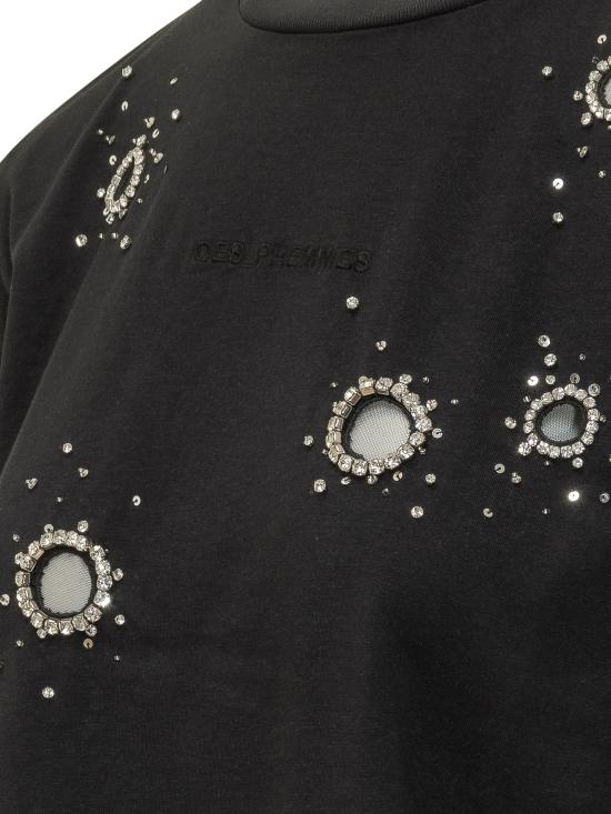 26SS 데 펨메스 반팔 티셔츠 D102JH D0900 BLACK - DES PHEMMES