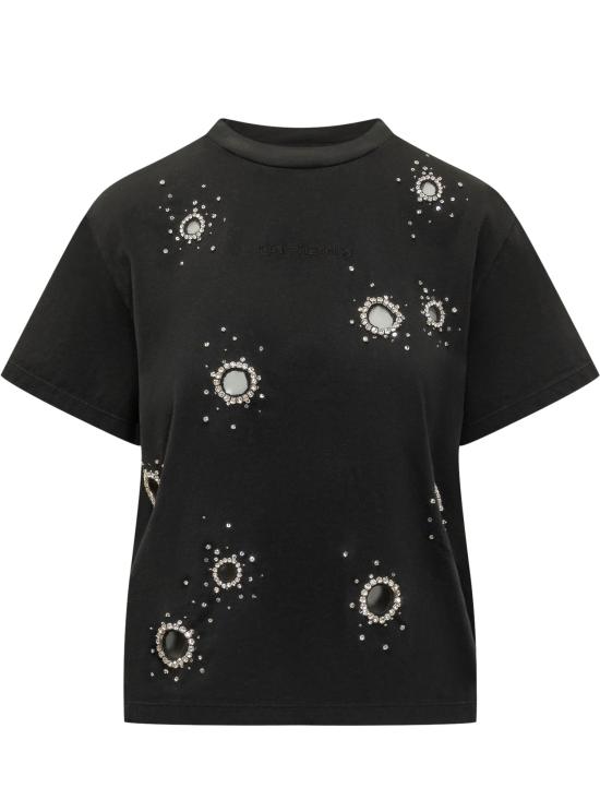 26SS 데 펨메스 반팔 티셔츠 D102JH D0900 BLACK