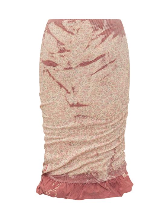 26SS 디젤 미디 스커트 A229400IFBA 38WA MULTICOLOR - DIESEL