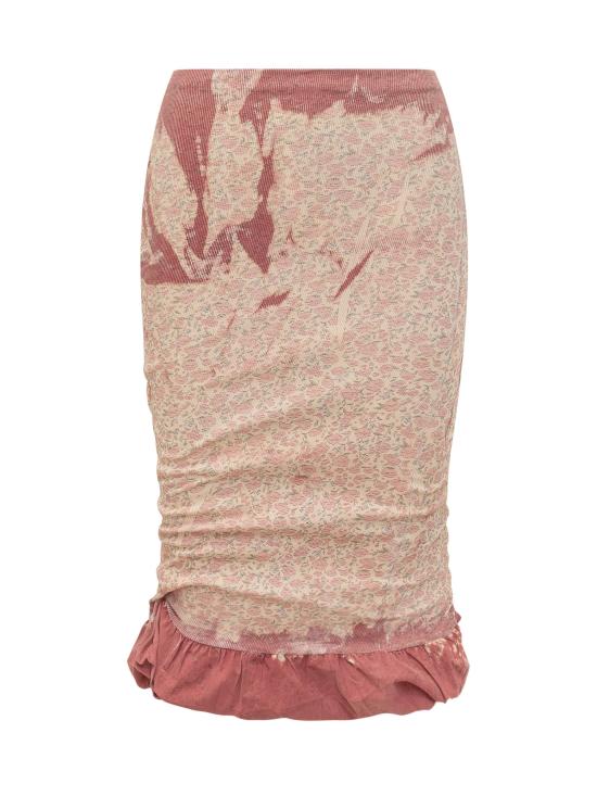 26SS 디젤 미디 스커트 A229400IFBA 38WA MULTICOLOR