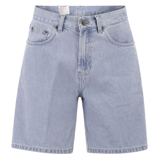  칼하트 숏팬츠 I034869 LIGHT DENIM