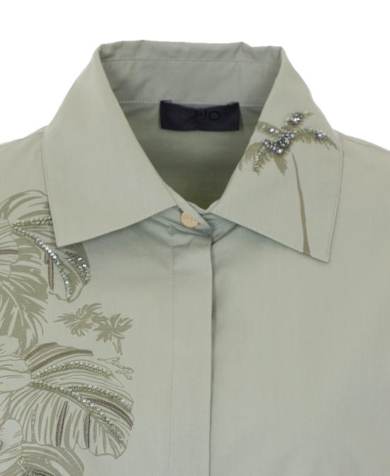 26SS 리우조 셔츠 CA6287T039A P9639 Green - LIU JO