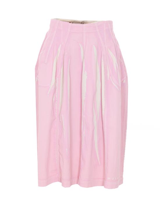 26SS 마르니 미디 스커트 GOJD0703A1 USCY64PRC13 Pink