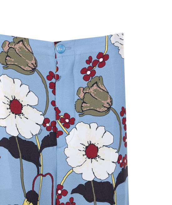 26SS 마르니 팔라초 팬츠 PAMA0335I0 UTVA65MFB31 Blue - MARNI