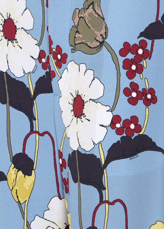 26SS 마르니 팔라초 팬츠 PAMA0335I0 UTVA65MFB31 Blue - MARNI