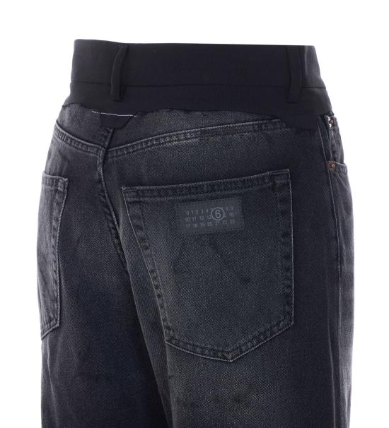 26SS MM6 메종마르지엘라 데님 팬츠 S52LA0270 M30064961 Black - MM6 MAISON MARGIELA