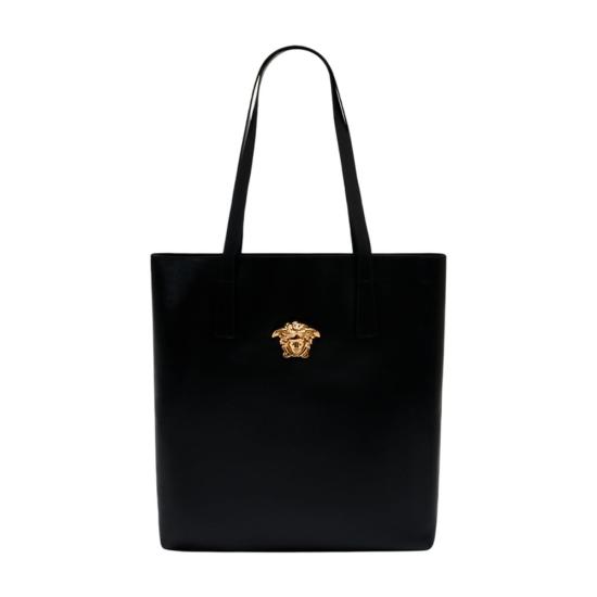 26SS 베르사체 라 메두사 레더 토트백 1020004 1A14675 1B00V black