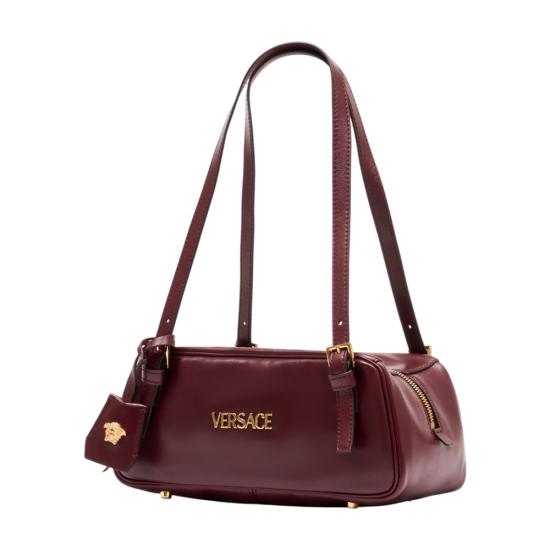 26SS 베르사체 VERSACE TAG 나파 볼링백 1015792 1A13171 1RC3V burgundy - VERSACE